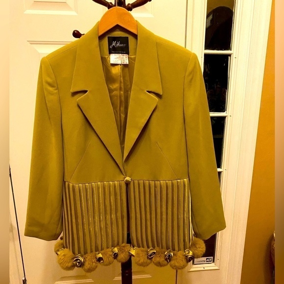 Milano Jackets & Blazers - Nwot MILANO GREEN DRESS BLAZER SIZE 14